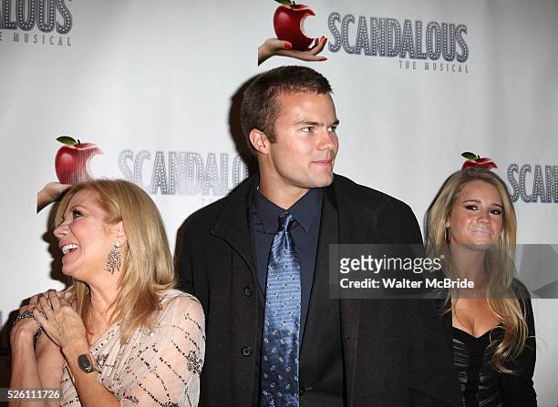 Kathie Lee Gifford, Cody Gifford and Cassidy Erin Gifford attending the Broadway Opening Night Performance After Party for 'Scandalous The Musical'...