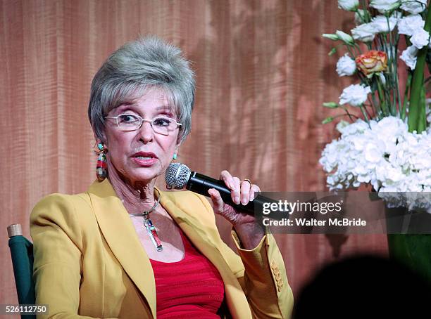 Rita Moreno and Lin-Manuel Miranda celebrate the release and book signing of 'Rita Moreno: A Memoir' at Barnes & Noble Upper East Side in New York...