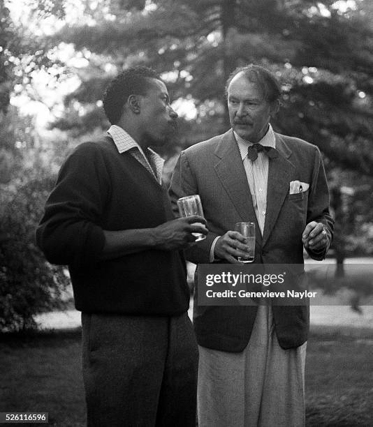 Director Gordon Parks and actor Albert Dekker