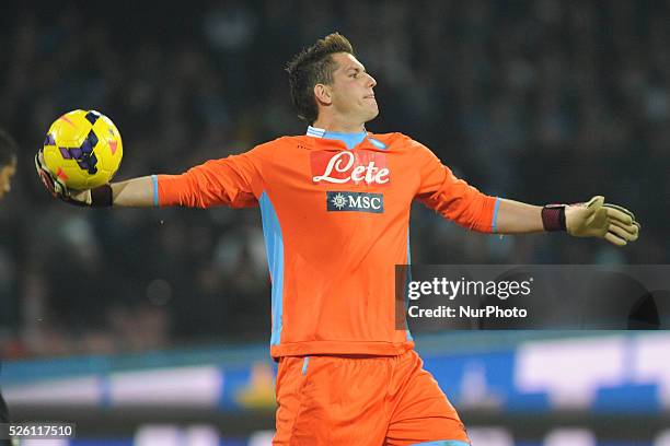 Rafael SSC Napoli during the Serie A match between SSC Napoli and Parma FC at Stadio San Paolo on Dicembre 15, 2013 in Naples, Italy. Photo: Franco...