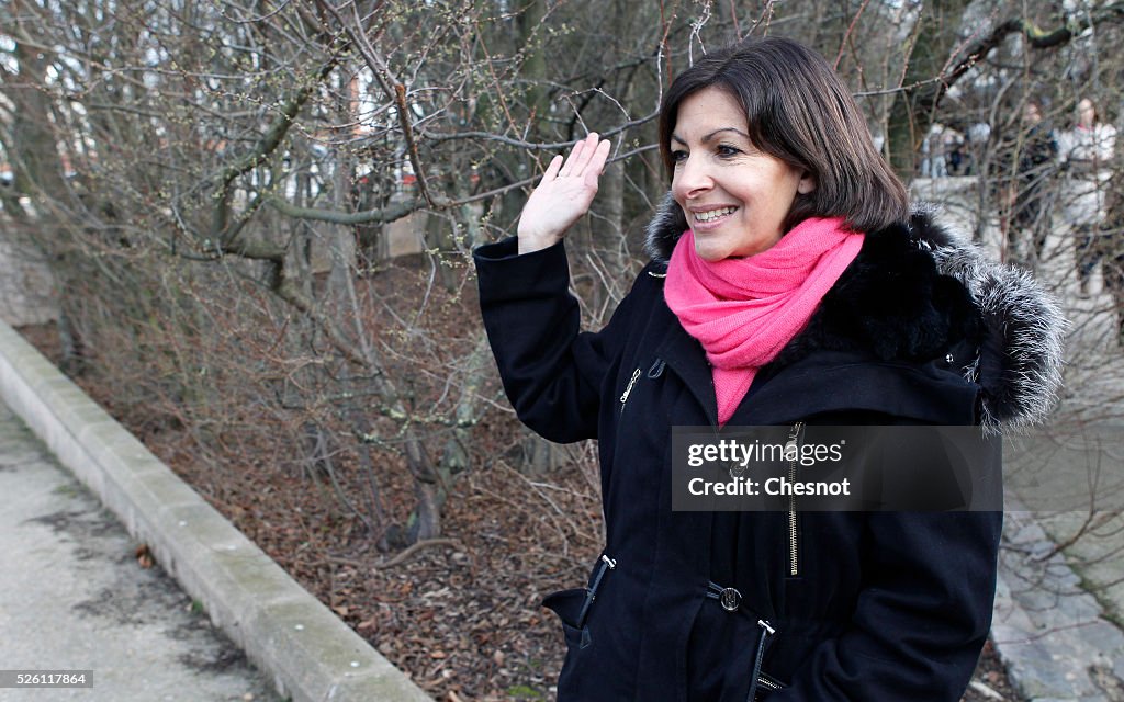 France - Socialist party (PS) candidate Anne Hidalgo