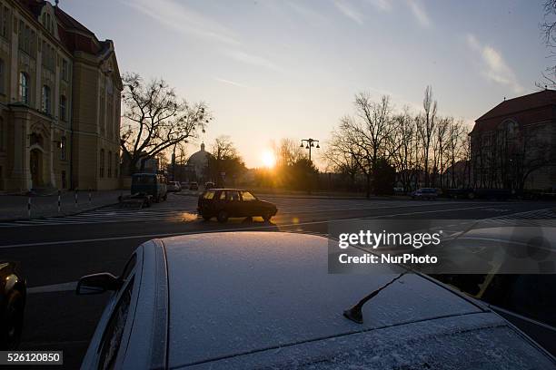 November 2015 - Near the end of autumn winter temperatures hit central Poland. At night temperatures reached wel below zero while during the day the...