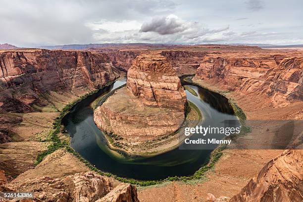 horseshoe bend, arizona, usa - glen canyon stock-fotos und bilder