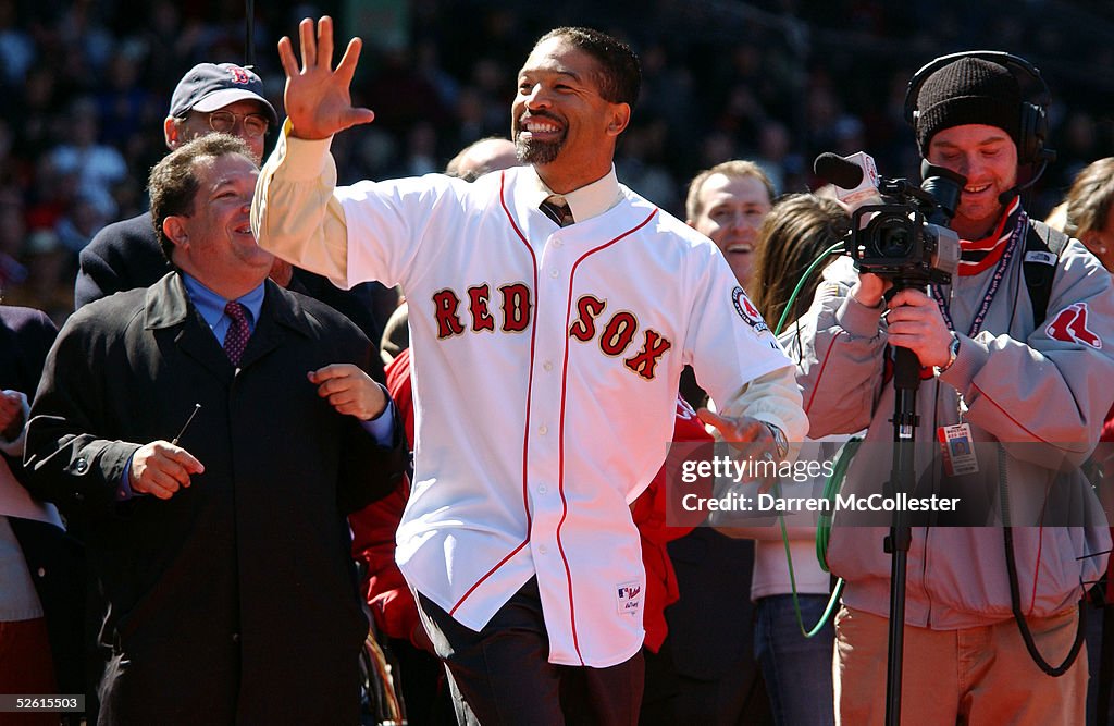 Celebs At Opening Day For The Boston Red Sox