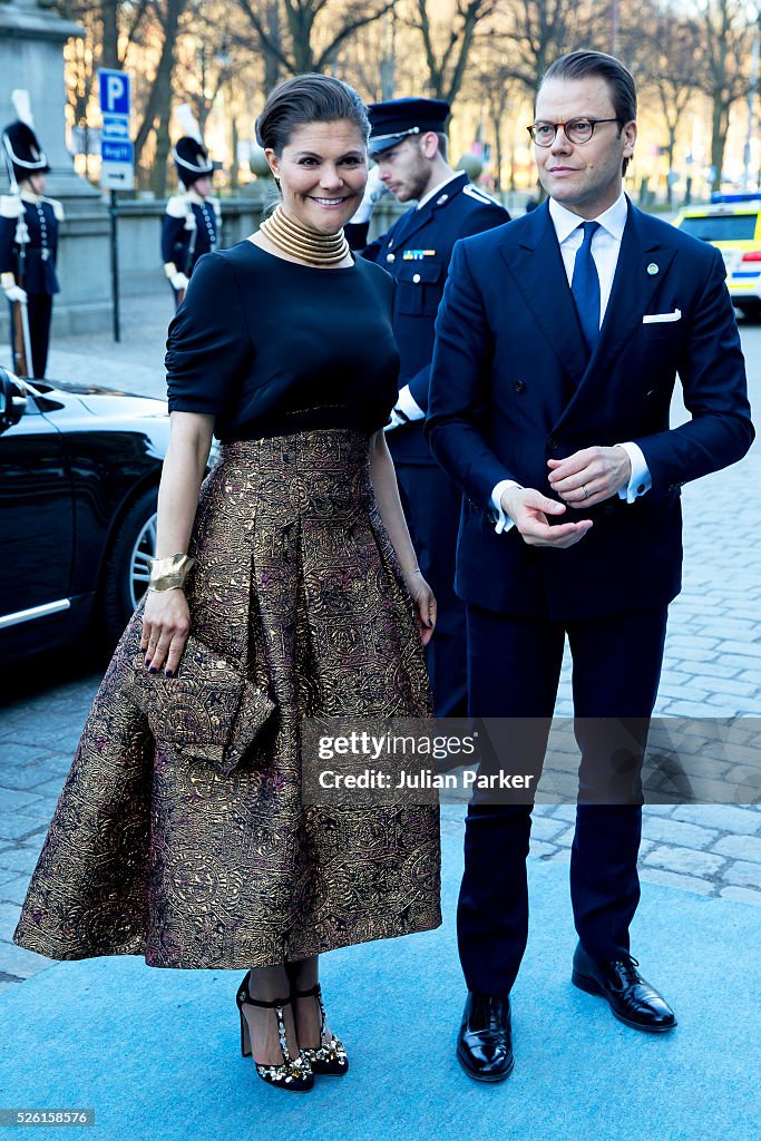 Concert Arrivals - King Carl Gustaf of Sweden Celebrates His 70th Birthday