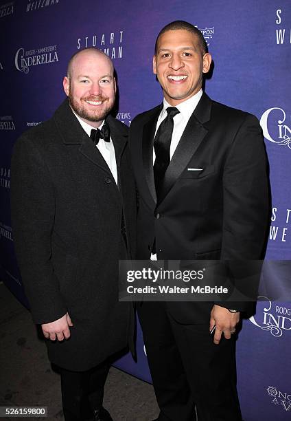 Shane Marshall Brown & Jason Maschi attending The Broadway Opening Night Performance of 'Rogers + Hammerstein' s Cinderella' at the Broadway Theatre...