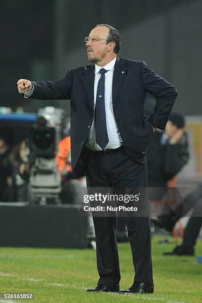 Rafa Benitez SSC Napoli during the Serie A match between SSC Napoli and Parma FC at Stadio San Paolo on Dicembre 15, 2013 in Naples, Italy. Photo:...