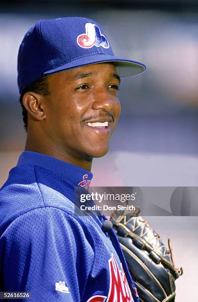 Pedro Martinez of the Montreal Expos poses for a season portrait. Pedro Martinez played for the Montreal Expos from 1994-1997.