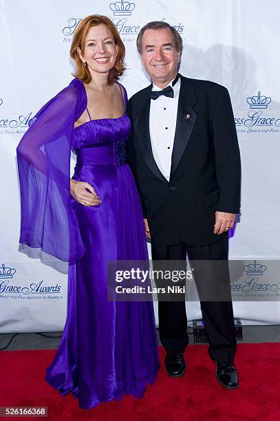 Marie Royce and Ed Royce attend "The Princess Grace Awards Gala" at Cipriani 42nd Street in New York City.