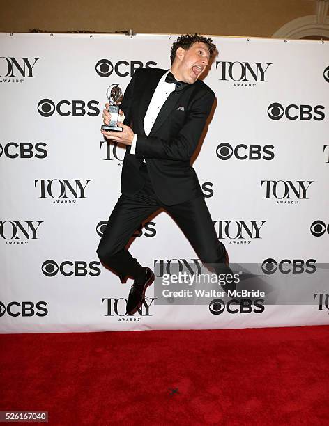 Gabriel Ebert at the press room for the 67th Annual Tony Awards held in New York City on June 9, 2013
