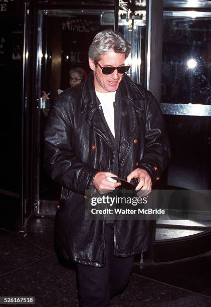 Richard Gere at the opening night party for Holiday at Circle in the Square in New York City on December 3rd, 1995.