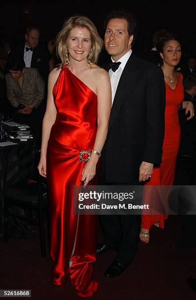Viscountess Serena Linley and husband Viscount Linley attend the "Russian Rhapsody" Royal Gala in the presence of Prince Andrew at the Royal Albert...