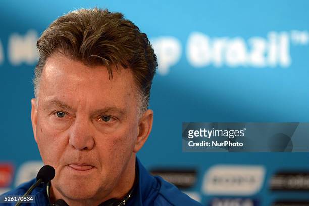 World Cup Brazil 2014 - Van Gaal, during the press conference before to the match against valid for the second round of Group B of the World Cup 2014...
