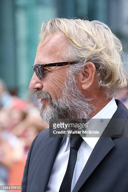 Kevin Costner arrives at the 'Black and White' premiere during the 2014 Toronto International Film Festival at Roy Thomson Hall on September 6, 2014...