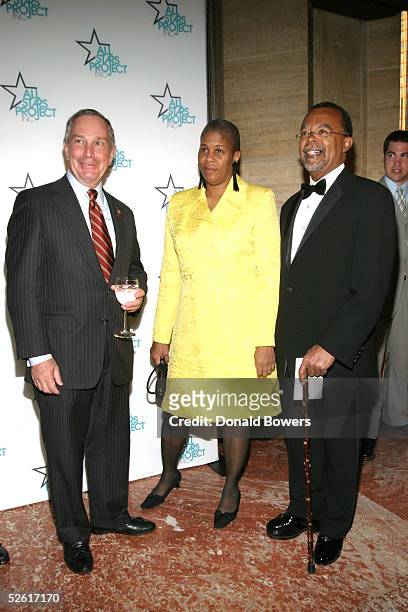 New York City Mayor Michael Bloomberg, Dr. Lenora Fulani and Dr. Henry Louis Gates Jr. Attend the All Stars Project Charity Gala at Lincoln Center...