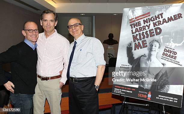 David Drake, Sean Strub, Tom Viola attending the Meet & Greet the cast of the Broadway Cares/Equity Fights Aids 20th Anniversary Benefit Performance...