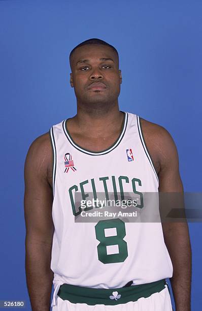 Antoine Walker of the Boston Celtics poses for a studio portrait on Media Day in Boston, Massachusetts. NOTE TO USER: It is expressly understood that...