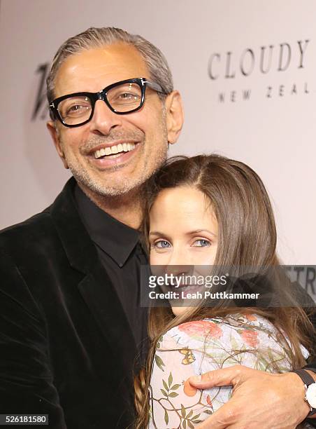 Actor Jeff Goldblum and Emilie Livingston attend "A Celebration of Journalism" Party - 2016 White House Correspondents' Association Dinner at...