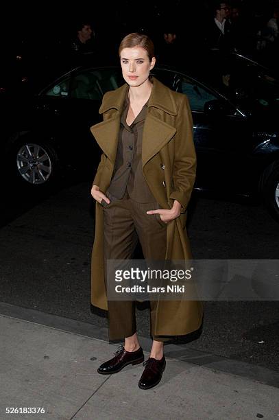 Agyness Deyn arrives at The 22nd Annual Gotham Independent Film Awards at Cipriani Wall Street in New York City. �� LAN