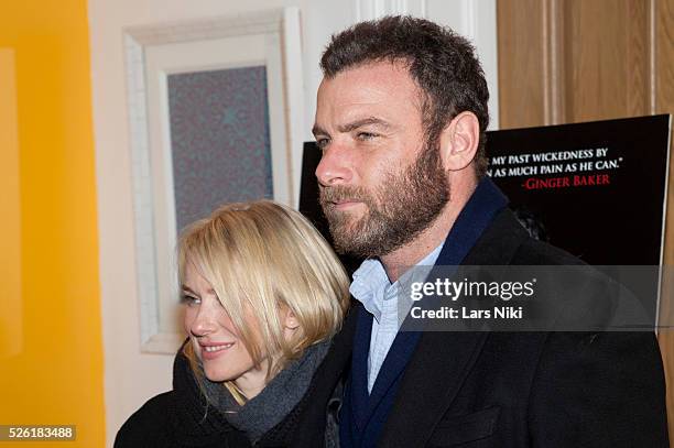 Liev Schrieber and Naomi Watts attend the Beware of Mr. Baker special screening event at the Crosby Hotel in New York City. �� LAN