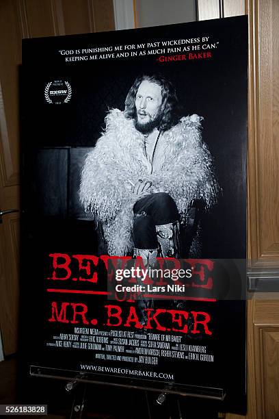 General atmosphere at the Beware of Mr. Baker special screening event at the Crosby Hotel in New York City. �� LAN