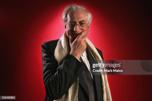 Director Bertrand Tavernier, a member of the Franco American Cultural Fund, poses for a portrait at the "Ninth Annual City Of Lights, City Of Angels...