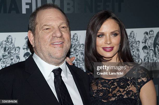 Harvey Weinstein and Georgina Chapman attend The Museum of Modern Art's 5th annual Film Benefit Honoring Quentin Tarantino at MOMA in New York City....