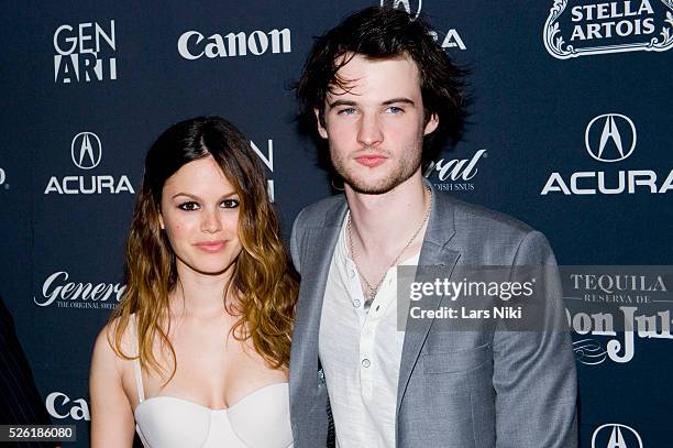 Rachel Bilson and Tom Sturridge attend the "Waiting For Forever" premiere during the 15th Annual Gen Art Film Festival at the Visual Arts Theatre in...