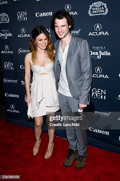 Rachel Bilson and Tom Sturridge attend the "Waiting For Forever" premiere during the 15th Annual Gen Art Film Festival at the Visual Arts Theatre in...