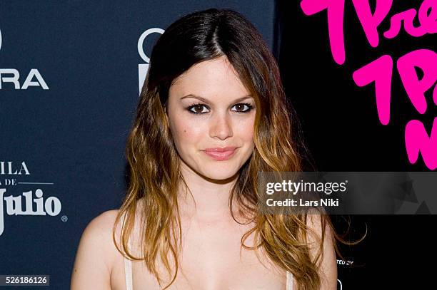 Rachel Bilson attends the "Waiting For Forever" premiere during the 15th Annual Gen Art Film Festival at the Visual Arts Theatre in New York City.