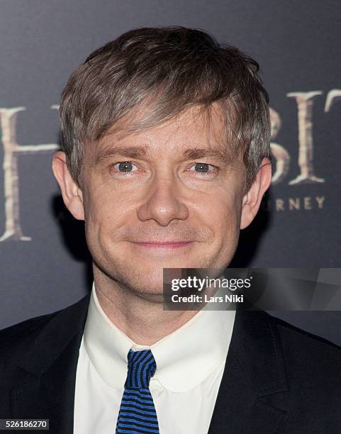 Martin Freeman attends The Hobbit: An Unexpected Journey premiere at the Ziegfeld Theater in New York City. �� LAN