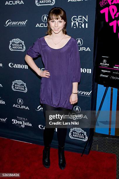 Jo Roberts attends the "Waiting For Forever" premiere during the 15th Annual Gen Art Film Festival at the Visual Arts Theatre in New York City.