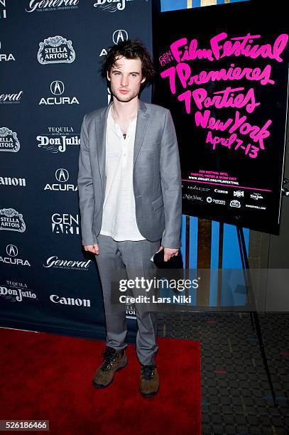 Tom Sturridge attends the "Waiting For Forever" premiere during the 15th Annual Gen Art Film Festival at the Visual Arts Theatre in New York City.
