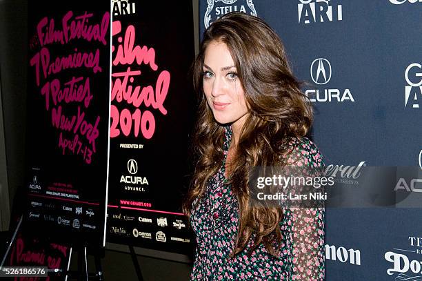 Roxy Olin attends the "Waiting For Forever" premiere during the 15th Annual Gen Art Film Festival at the Visual Arts Theatre in New York City.