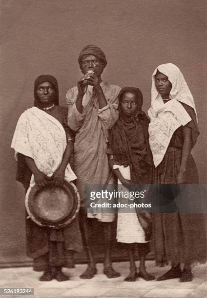 Yemeni bohemians of Aden . Ca. 1875.