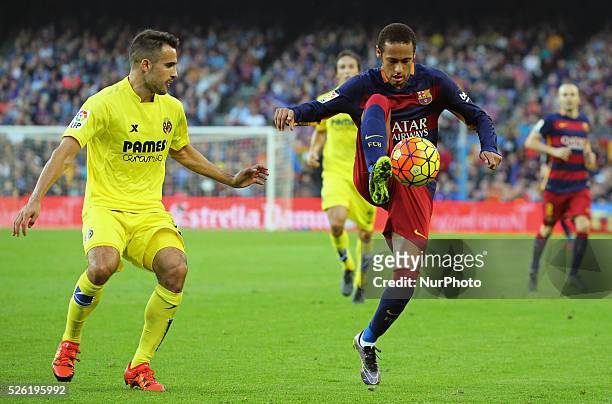 November 08- SPAIN: Neymar Jr. During the match between FC Barcelona and Villarreal CF, corresponding to the week 11 of the spanish league, played at...
