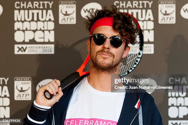 Aldo Comas attends Charity day tournament during Mutua Madrid Open at Caja magica on April 29, 2016 in Madrid, Spain.