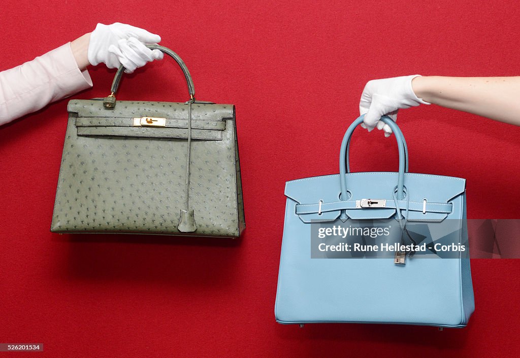UK- Hermes Handbags Photo Call in London