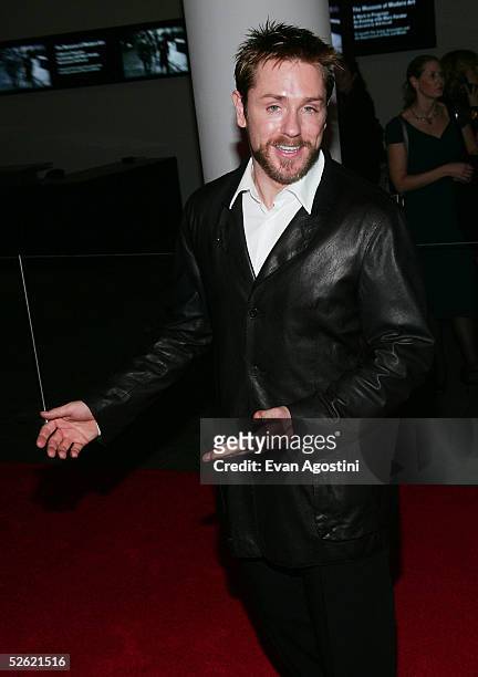 Actor Ron Eldard arrives at A Work In Progress: An Evening With Marc Forster at The Museum of Modern Art on April 12, 2005 in New York City.