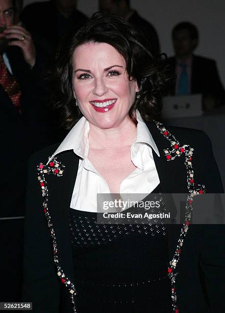 Actress Megan Mullally arrives at "A Work In Progress: An Evening With Marc Forster" at The Museum of Modern Art on April 12, 2005 in New York City.