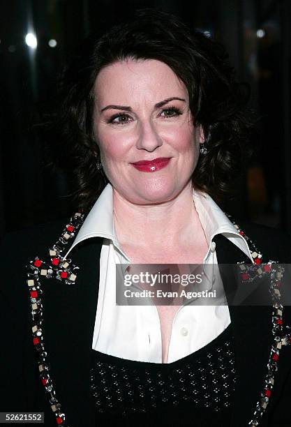 Actress Megan Mullally arrives at "A Work In Progress: An Evening With Marc Forster" at The Museum of Modern Art on April 12, 2005 in New York City.