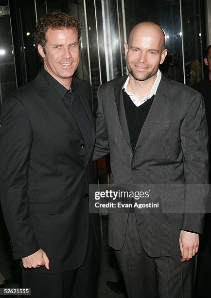 Actor Will Ferrell and director Marc Forster arrive at "A Work In Progress: An Evening With Marc Forster" at The Museum of Modern Art on April 12,...