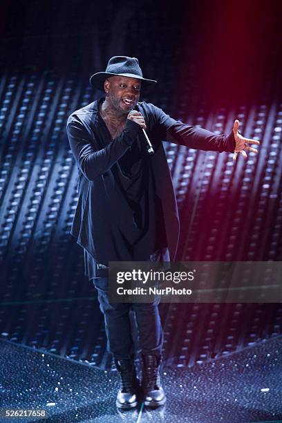 Willy William attends the closing night of 66th Festival di Sanremo 2016 at Teatro Ariston on February 13, 2016 in Sanremo, Italy.