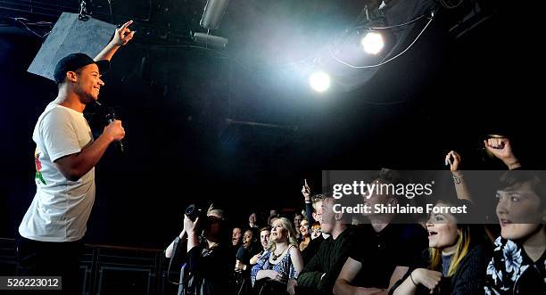 Raleigh Ritchie performs a sold out show on the final date of his UK tour at Manchester Club Academy on April 29, 2016 in Manchester, England.