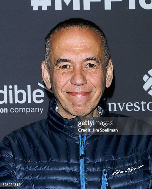 Comedian Gilbert Gottfried attends the "Life, Animated" Opening Night creening and Q&A during the 5th Annual Montclair Film Festival at The Wellmont...