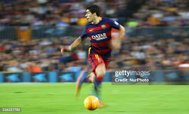 November 08- SPAIN: Luis Suarez during the match between FC Barcelona and Villarreal CF, corresponding to the week 11 of the spanish league, played...