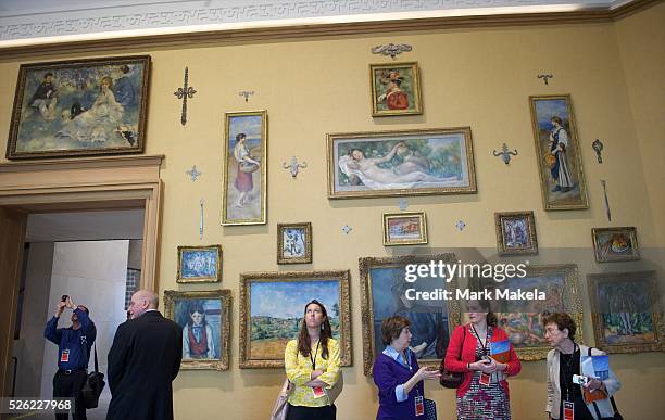 May 16, 2012 - Philadelphia, PA, U.S - The Barnes Foundation opens in its new home, a museum located on the Benjamin Franklin Parkway, in...