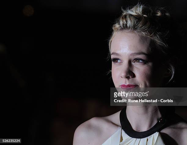 Carey Mulligan attends the premiere of "Never Let Me Go" at Odeon, Leicester Square .