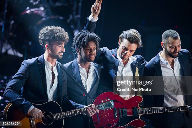 Dear Jack attends the 66th Sanremo Music Festival on February 9, 2016.