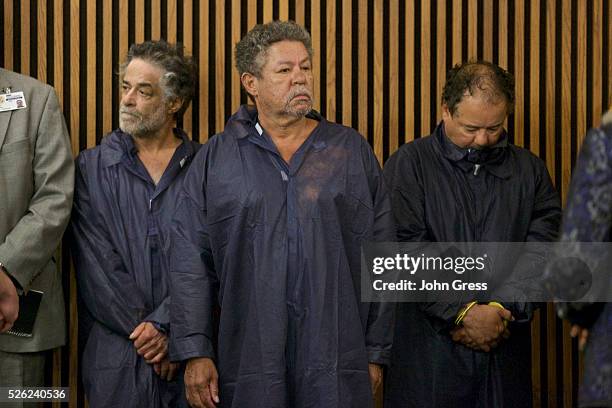 Ariel Castro , Pedro Castro and Onil Castro appear in court in Cleveland, Ohio, May 9, 2013. Ariel Castro a veteran school bus driver fired from his...